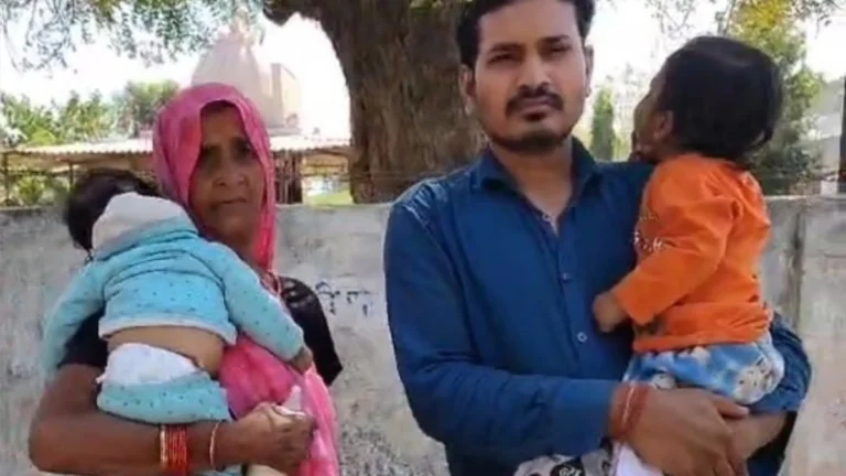 CHHATARPUR : दो बच्चों को रोता छोड़ प्रेमी के संग भागी महिला, पति मासूमों के साथ थाने पहुंचा