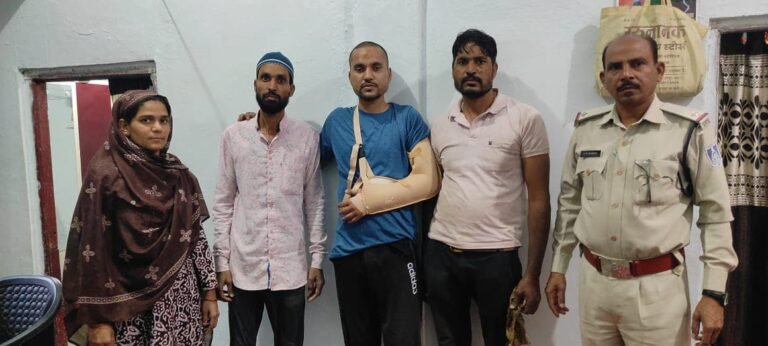 थाना मुलताई पुलिस द्वारा गुमशुदा आरिफ शेख निवासी मुलताई को किया दस्तयाब