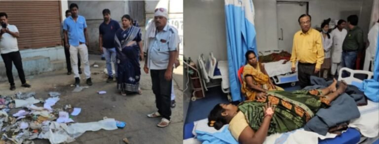 अस्पताल में बिखरी नीडल-कॉटन पर CMHO भड़के