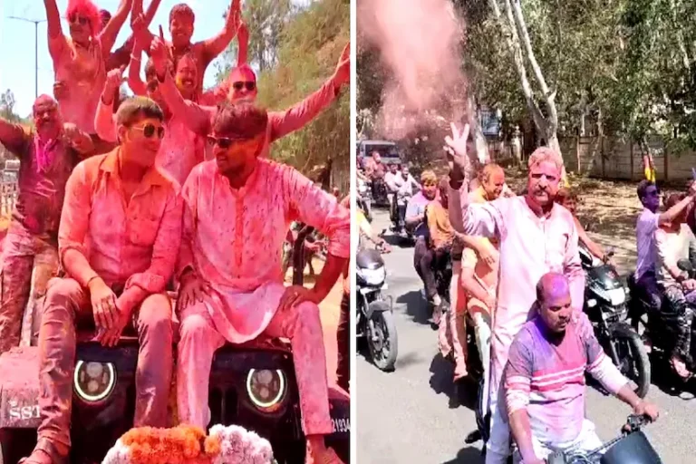 नीमच: अफसर ही उड़ाते दिखे नियमों की धज्जियां, जीप की बोनट पर बैठकर घूमे कलेक्टर और SP