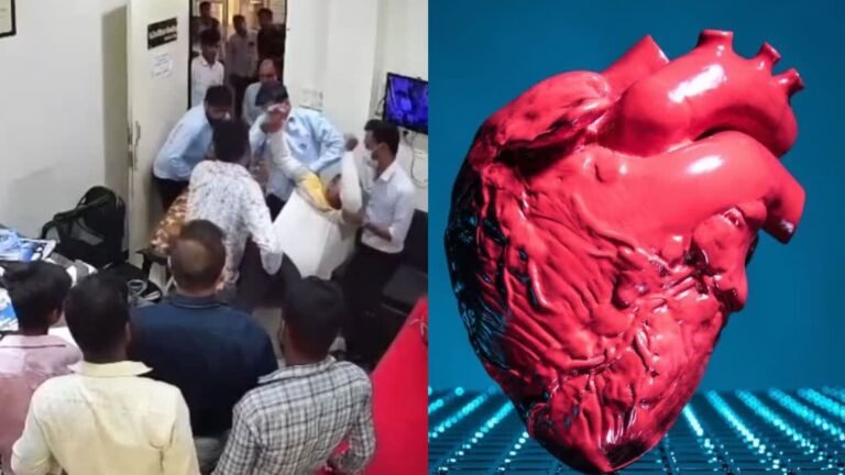 उज्जैन  हॉस्पिटल में चेकअप के दौरान युवक को आया हार्ट अटैक, 40 मिनट तक CPR देकर बचाई जान