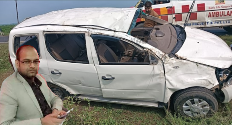 इंदौर के अपर कलेक्टर रिंकेश सिंह बैश सड़क दुर्घटना में घायल, गाड़ी में परिवार के 7 लोग थे सवार, इलाज जारी