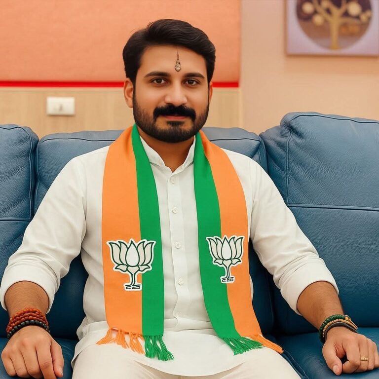 छोटे शहर से बड़ा नेतृत्व: भाजपा के युवा नेता मोहित कुमार पांचाल बने जन-जन की आवाज़