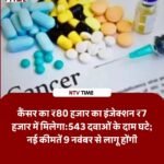 Cancer Medicine Price Cut: 9 नवंबर से बेहद सस्ती होंगी कैंसर की 543 दवाएं, देखें नई रेट लिस्ट